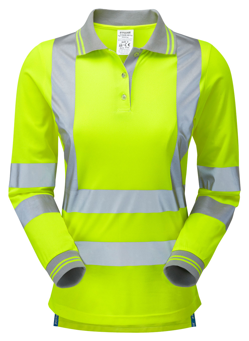 Pulsar® Protect Women's Long Sleeve Polo Shirt - Recycled Content